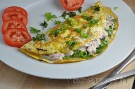 gezonde omelet afvallen