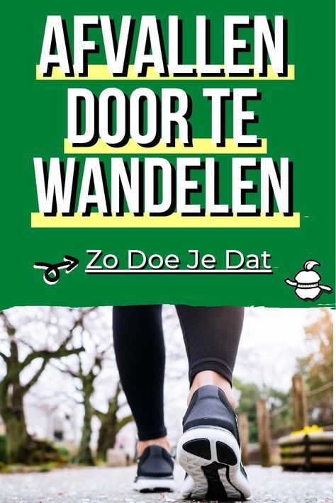 afvallen wandelen