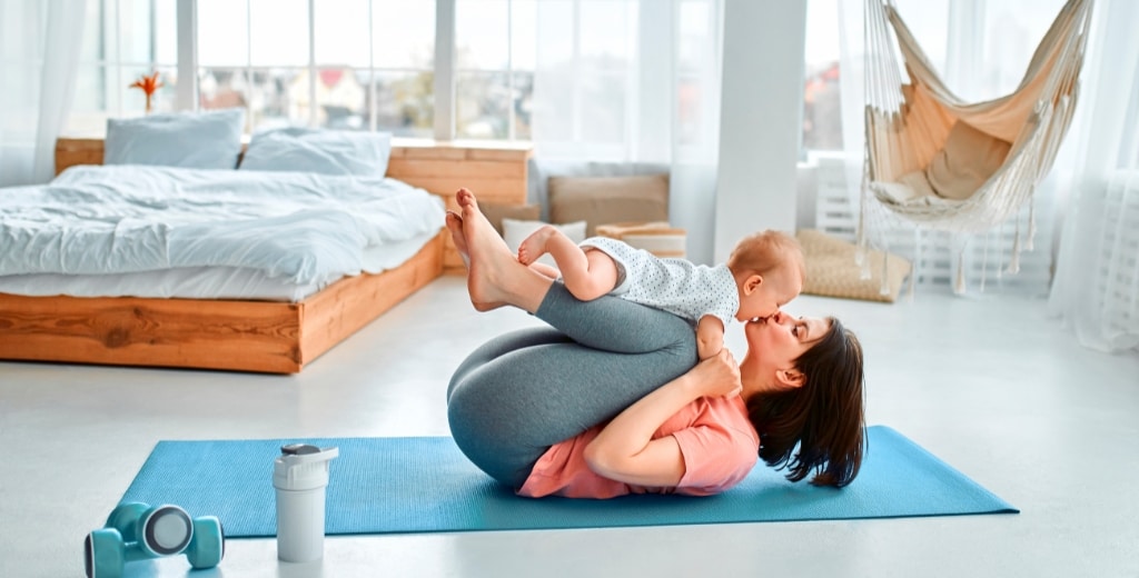 afvallen na bevalling